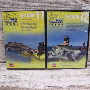 Big Water Adventures Seasons 11 & 12 DVD Sport Fishing NEW